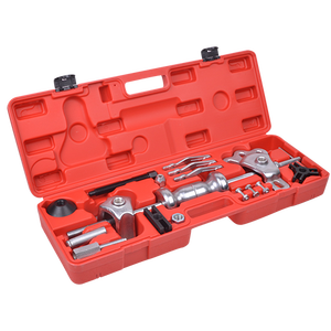 Martillo deslizante de <span class=keywords><strong>9</strong></span> vías, herramientas de extracción de cubo de rueda de abolladuras, juego de extractor de Martillo deslizante para uso en vehículos, 17 Uds. - Product Image 1