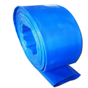 PVC/TPU flachgebauchter flexibler Schlauch Hochleistungs-PVC-Hochdruck-Flächenschlauch 3/4" - 16"