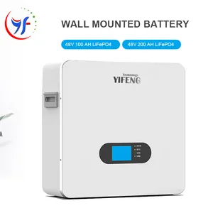 YIFENG ENERGY Power Wall Lifepo4 24V 300Ah 7.2Kwh batteria al litio