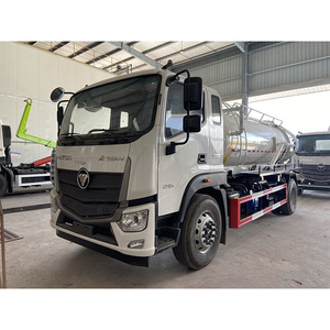 Camion d'aspiration des eaux usées Foton 4X2 Diesel 8CBM, véhicule de nettoyage des égouts, nettoyage des fosses septiques, dragage municipal, industriel - Product Image 3