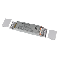 Driver LED Profesional 96W DALI DT8, Input 100-277VAC, Tegangan Konstan 24V, Push Dim untuk Kontrol Pencahayaan Pintar