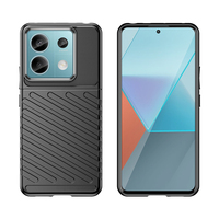 Étuis de téléphone portable robustes en silicone souple de 3.5mm d'épaisseur pour Redmi Note 13 Pro 5G