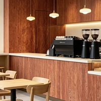 Nouveauté, nouvelle couleur, revêtement mural en fibre de bois de bambou, taille personnalisée, imperméable, résistant à l'humidité, sans formaldéhyde