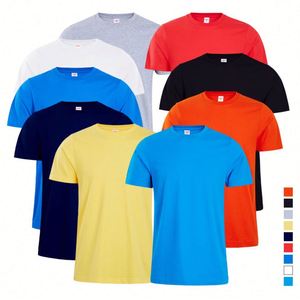 Design High Quality Men's White Cotton Uniform Camp Event Promotional Logo Printed Adult 180g White 100 Cotton Unisex T-shirt - Product Image 5