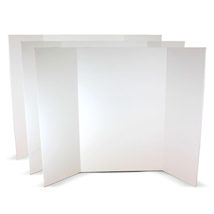 Panneaux en mousse pour présentations, fêtes scientifiques, projets scolaires, expositions événementielles et panneaux d'affichage pliables - Blanc - Product Image 1