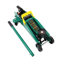Cric hydraulique à double pompe pneumatique à profil bas en acier allié certifié CE, capacité 2-5 tonnes, chariot élévateur de voiture 30 cm Sunjoy