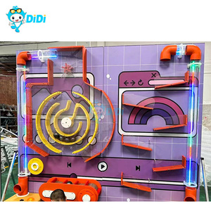 Equipo de Juego Interactivo para Interiores, Pared de Bolas Científicas para Niños con Juguetes de Tubos de Espuma para Parques de Diversiones - Product Image 1