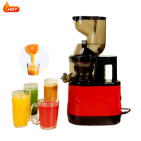 Commerciële Elektrische Koude Slow Verse Smoothie Fruit Citrus Sinaasappel Afzuigmachine Blender Slow Juicer