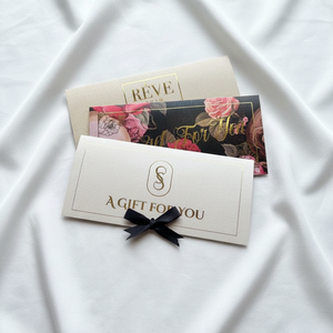 Cartes-cadeaux élégantes personnalisées avec estampage à chaud en feuille d'or, bons de réduction en papier de luxe avec ruban pour studio de bien-être et salon de spa - Product Image 6
