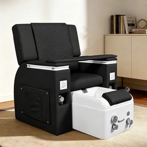 Sillón de Pedicura Eléctrico Multifuncional de Lujo para Manicura y Pedicura, Reclinable y Ajustable, con Masaje - Product Image 3