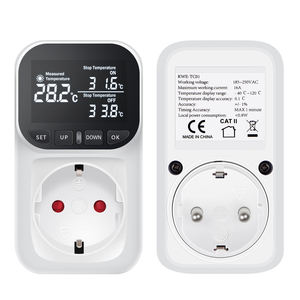 Portable Timer Socket VA050EU Automatic Temperature <b>Controller</b> Socket LCD <b>Thermostat</b> for Refrigerator - Product Image 1