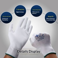 Gants de protection du travail Xingyu en tricot enduit PU508/PU518, 23 cm, légers, flexibles, respirants, antidérapants, sans latex