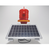 LED Rojo de 15W 1000cd IP65 con Fotocélula para Torres de Transmisión, Luces de Obstrucción de Aviación WON-SOLAR-122