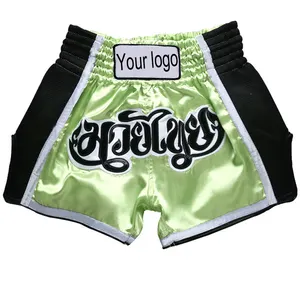 Toptan Muay Thai şort güreş mücadele şort MMA boks şort LOGO özelleştirmek