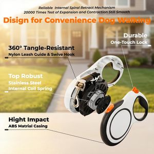 Custom <b>Dog</b> Leash Pet Leash Automatic Retractable Pet Retractor <b>Dog</b> Leash Outdoor Portable OEM - Product Image 4