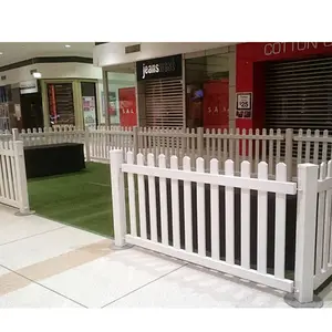 High Quality Event Vinyl Fencing Series Composite Temporary PVC Picket Fence