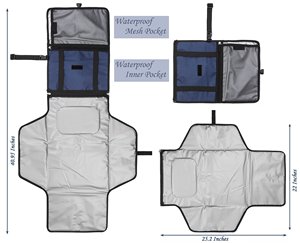 Voyage Softy bébé couche matelas à <span class=keywords><strong>langer</strong></span> <span class=keywords><strong>couverture</strong></span> en polyester imperméable pour bébé pratique et confortable - Product Image 2