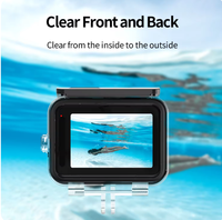 Boîtier étanche boîtier plongée protection sous-marine lentille filtre flottabilité tige ensemble