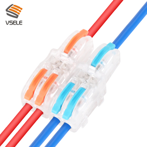 <span class=keywords><strong>Mini</strong></span> Spl 2 Trong 4 out Màu Xanh Cam Đòn Bẩy Nut Phổ Nối Nhỏ Gọn Dây Kết Nối Nhanh Chóng Splice Cáp Trong Suốt Hệ Thống Dây Điện - Product Image 1