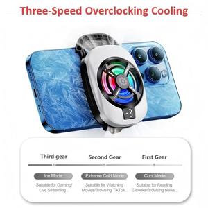 Supporto Refrigerante Confortevole per Cellulare con Clip Posteriore, Accessori a Semiconduttore per Gaming e Streaming Live - Product Image 2