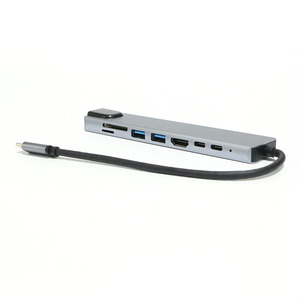 5in1 <span class=keywords><strong>USB</strong></span> C TO HDMI <span class=keywords><strong>USB</strong></span> C PD Charging USB3.0*2 Gigabit <span class=keywords><strong>Ethernet</strong></span> RJ45 Lan Adapter - Product Image 1