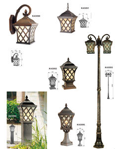 Éclairage <span class=keywords><strong>de</strong></span> jardin vintage d'extérieur Couleur antique Design classique Style européen Hôtel Resort Square Park Yard Lamp - Product Image 3