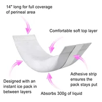 Compresse froide jetable pour le périnée, soins post-partum, absorbante, compresse froide instantanée, fournitures de rééducation thérapeutique, nouvelles coussinets rafraîchissants pour mamans