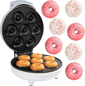 Máquina Eléctrica Mayorista para Hacer Mini Donas <span class=keywords><strong>de</strong></span> Acero Inoxidable para Coche, Hace 7 Donas Rápidas para Fiestas, Ideal para Postres Caseros - Product Image 1