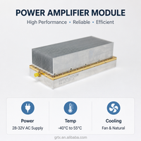 Module amplificateur de puissance large bande haute performance 8-12 GHz personnalisable 13W/25W/50W pour coordonnateur de signal de télécommande