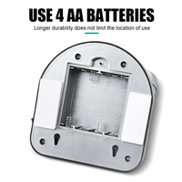 Lampe multifonctionnelle d'intérieur 4 * AA Dry Battery PIR Motion Sensor Wall Lights for Bedroom Hotel Wall Wireless Cabinet Light