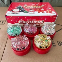 Balle anti-stress personnalisée en TPR écologique, souple et rebondissante, en forme de bois de cerf, 8,5 cm, emballée, jouets squishy de Noël