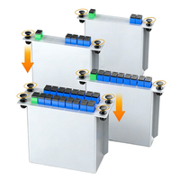 Divisor PLC SC/UPC 1x2 LGX ABS Cassette de Baja Pérdida RL>50dB, Baja PDL Monomodo G.657A FTTH GPON ODN Telcordia GR-1221 1260-1650nm