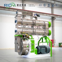 Machine à granulés d'aliments RICHI - Équipement agricole 1-40 TPH pour la production d'aliments pour poulets de chair et poussins