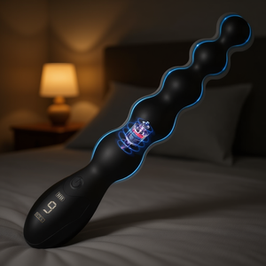 Vibrateur de massage Loverjoy, multifréquence, écran LCD, étanche, plug anal, batterie intégrée, matériau ABS, jouet vibrant - Product Image 2