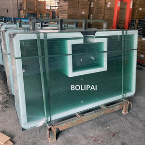 Tabellone da <span class=keywords><strong>Basket</strong></span> Rettangolare in Vetro BOLIPAI 42x72 Pollici per Esterni in Vendita - Product Image 5