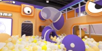 Luckyplay Toboggan en plastique pour aire de jeux intérieure, idéal pour parcs d'attractions, écoles et usage commercial, taille personnalisable, haute qualité, produit phare