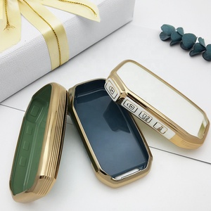 Vỏ Bọc Chìa Khóa Xe Hơi Bằng TPU Màu Vàng Kim Thông Minh Chìa Khóa Từ Xa 5 Nút Vỏ Bọc Chìa Khóa Cho Kia SX 2021 Sportage R 2022 K5 GT Line - Product Image 4