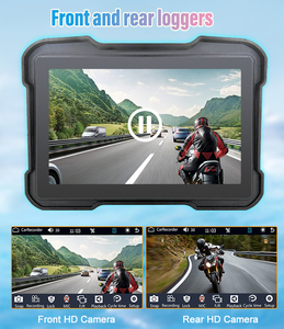 Pantalla Táctil Inalámbrica de 5 Pulgadas con Bluetooth, Resistente al Agua IP65, Carplay, Android Auto, Mirror Link, Navegador <span class=keywords><strong>GPS</strong></span> con Mapas Mundiales <span class=keywords><strong>para</strong></span> - Product Image 6