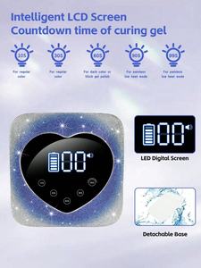 Lámpara de <span class=keywords><strong>Uñas</strong></span> de Gel UV LED, Luz UV Morada, Máquina de Fototerapia de <span class=keywords><strong>Uñas</strong></span>, Lámpara de Manicura Profesional de Plástico, Secador de Esmalte de Gel <span class=keywords><strong>Ultravioleta</strong></span> - Product Image 3