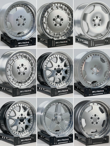 Jantes forgées Bku 5x112 pour <span class=keywords><strong>Mercedes</strong></span> Benz <span class=keywords><strong>W124</strong></span> W210 W202 W208 W203 CLK R129, personnalisées, 17 18 pouces, classiques, argentées, jantes en alliage OEM - Product Image 5