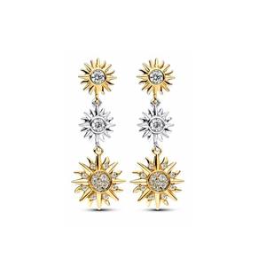 Pendientes de Cadena con Dijes de Plata 925 <span class=keywords><strong>Serie</strong></span> <span class=keywords><strong>ME</strong></span>, Oro Rosa, como Regalo de San Valentín, Compromiso o Aniversario - Product Image 6