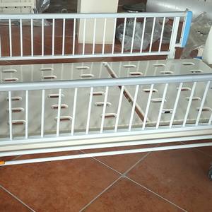 Lit d'enfant manuel à manivelle unique en ABS, lit d'hôpital multifonctionnel pour soins infirmiers, pour usage domestique et médical - Product Image 4