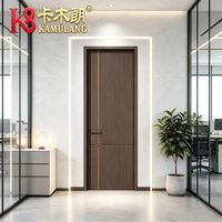 Portes intérieures modernes en bois massif composite MDF mélaminé polymère, isolation phonique, construction durable, garantie 1 an, pour appartement et salle à manger