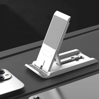 Hotriple F6 Support de téléphone portable de style moderne Mini support réglable pliable Utilisation de bureau flexible Support de téléphone portable