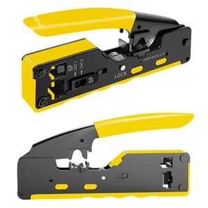 Herramienta de crimpado de red 8P6P, pelacables y crimpadora RJ45 para instalación de cables Ethernet Cat5e, Cat6, Cat7 - Product Image 4