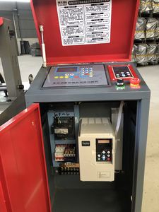 Máquina Enderezadora de Varillas de Acero de Mil Toneladas, 0-75m, Control de Velocidad de Frecuencia Variable, Equipo de Construcción Rojo - Product Image 5