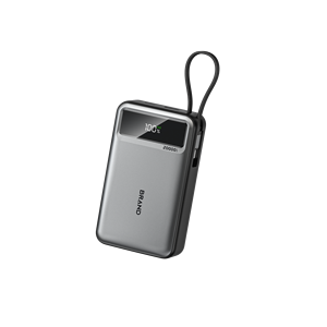 พาวเวอร์แบงค์ขนาดกะทัดรัด 20000mAh พร้อมโลโก้สั่งทำพิเศษ รองรับการชาร์จเร็ว 22.5W สายชาร์จในตัว พร้อมหน้าจอ LED - Product Image 2