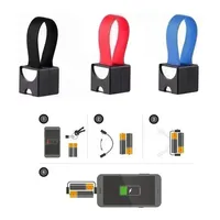 Chargeur d'urgence universel pour téléphone, alimenté par 2 piles AA normales, mini batterie externe portable pour téléphone avec prise Micro USB/Type-C