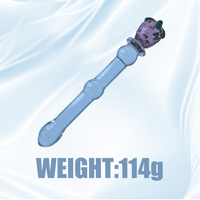 SM Adult Produkte Glas Kristall Transparente Erdbeere Anal Plug Homosexuell Stimulator Butt Plug Dildo Sexspielzeug Für Frau Männer Paar