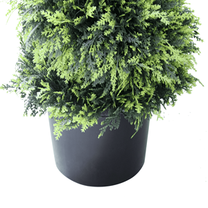 Árbol de ciprés en espiral artificial, conífera de imitación en maceta para decoración de interiores/exteriores y bodas - Product Image 5